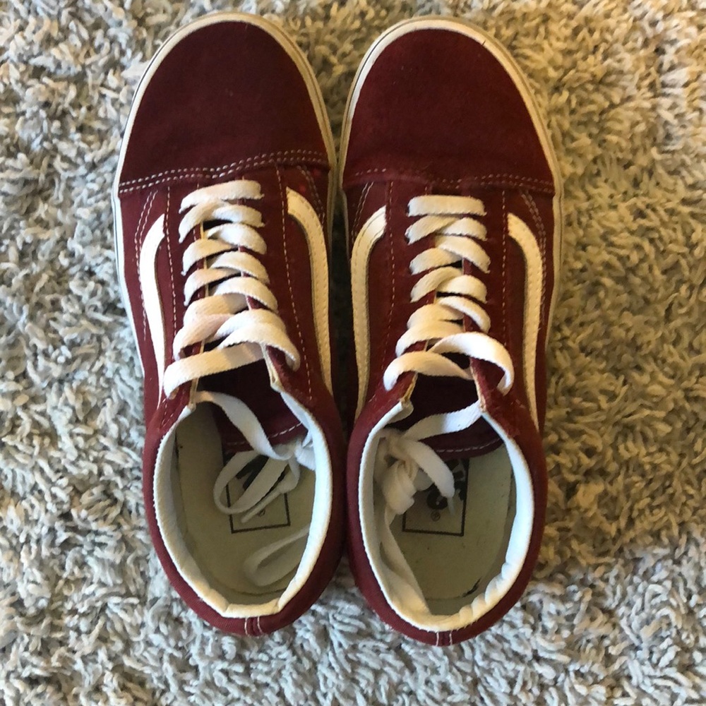 Maroon Vans